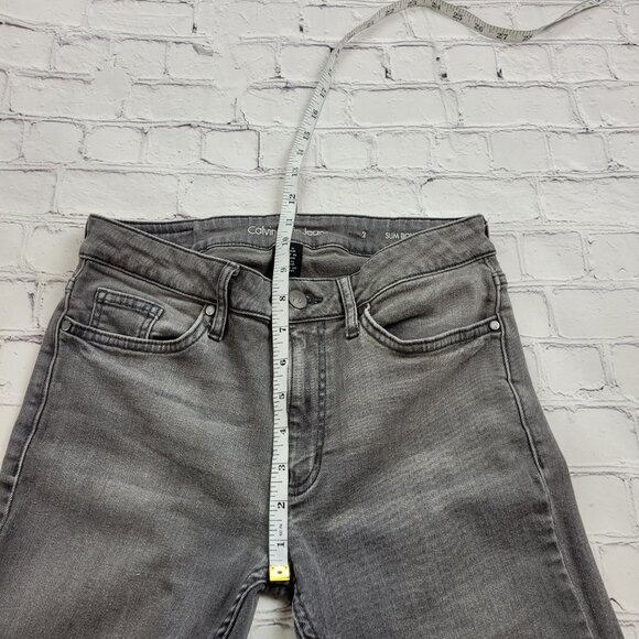 Calvin Klein Jeans Woman’s Gray Slim Boyfriend jeans size 2 - Picture 4 of 12